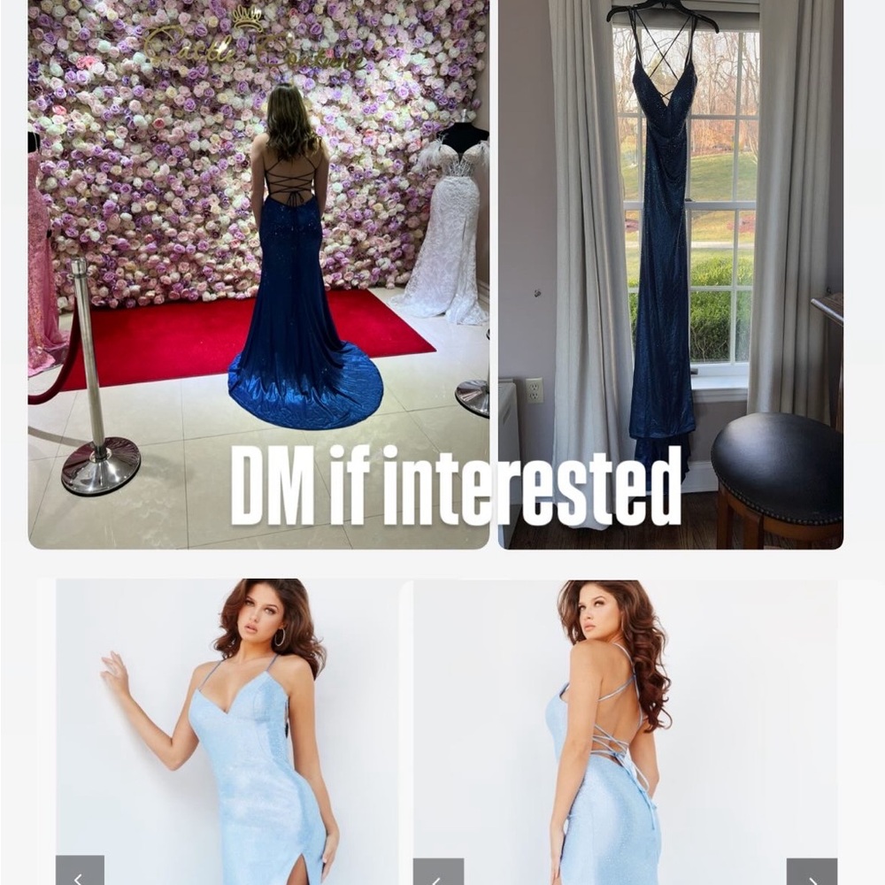 Jovani Blue Prom Dress